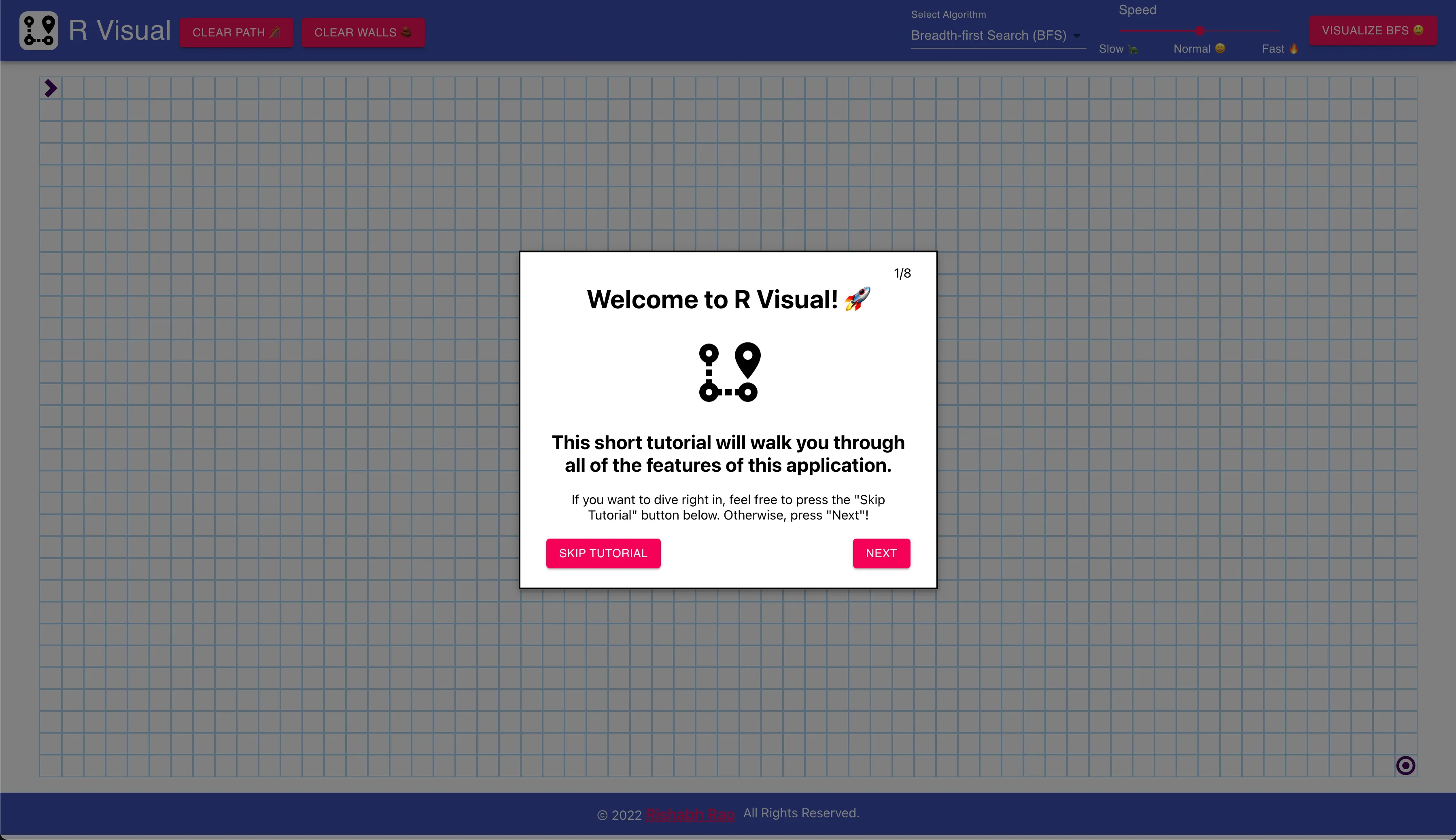 Welcome tutorial